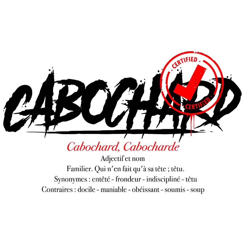 logo 25g cabochard certifié noir