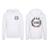 Rappeur 25g sweat capuche hoodie cabochard a la muerte blanc